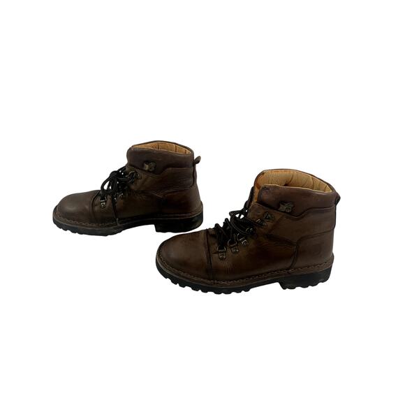 Timberland Men\'s Ankle Boots Size 7.5 Brown Leather Shoe -Lace main image 6